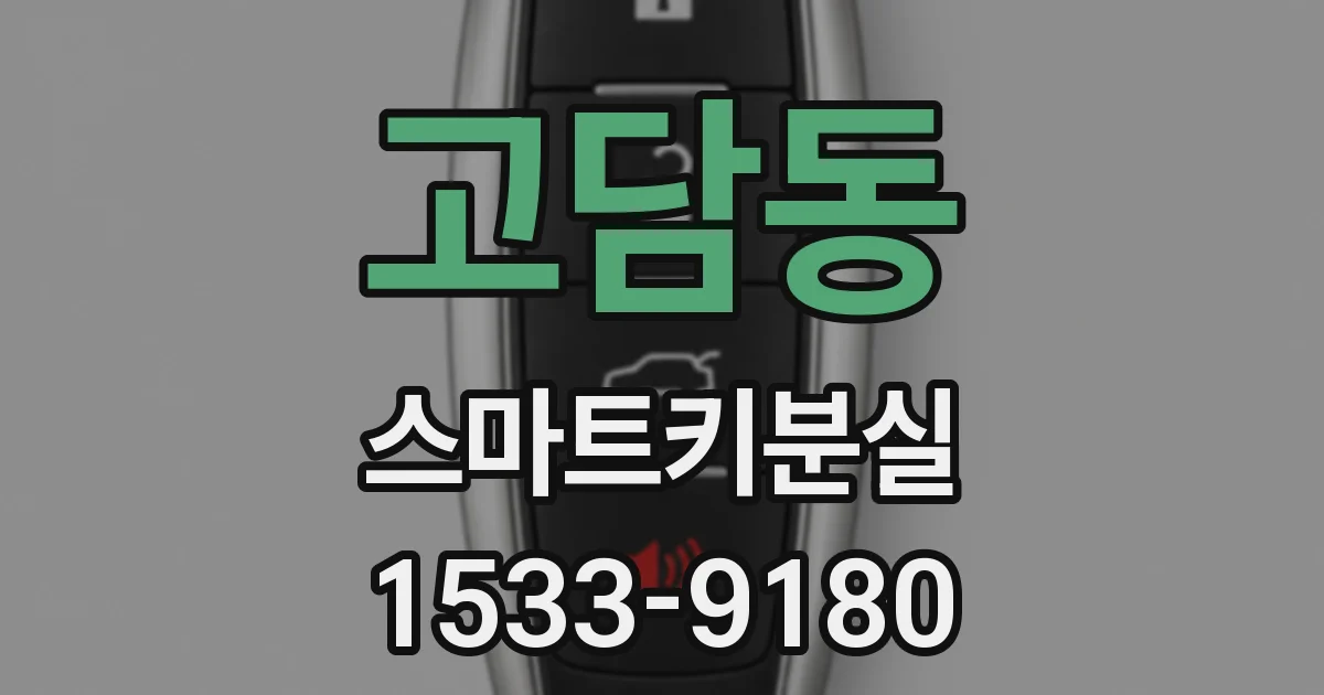 고담동 스마트키분실