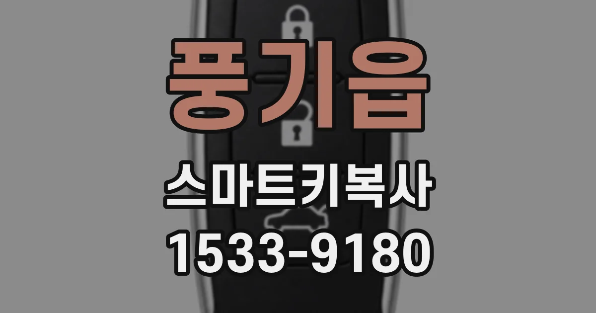 풍기읍 스마트키복사