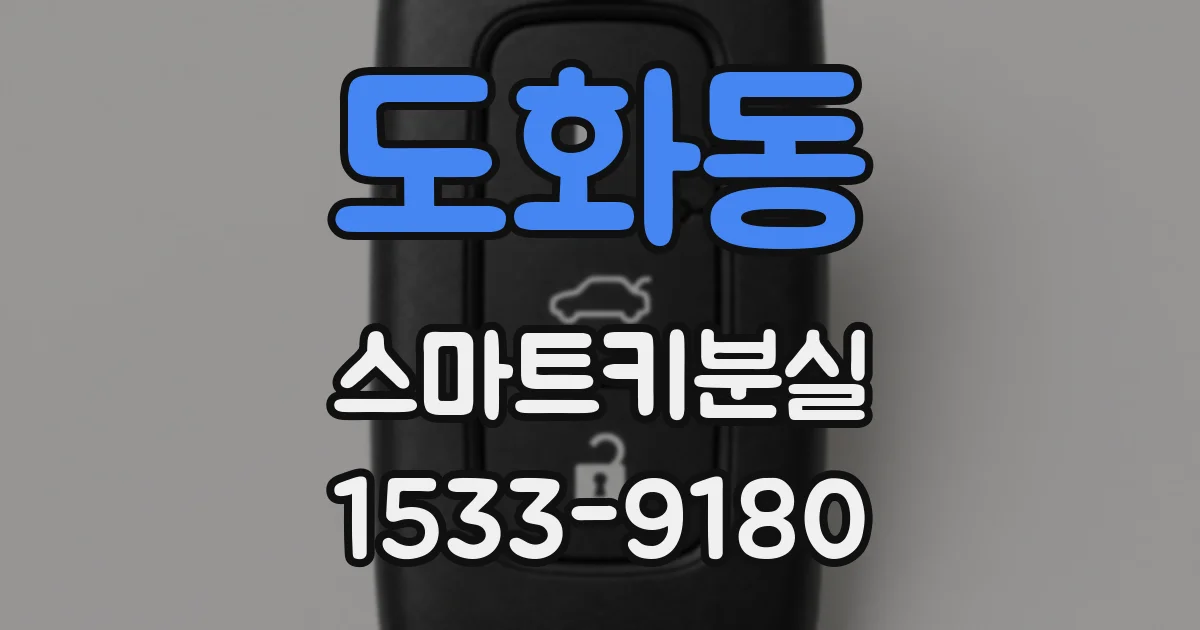 도화동 스마트키분실