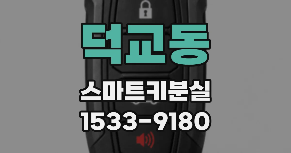 덕교동 스마트키분실