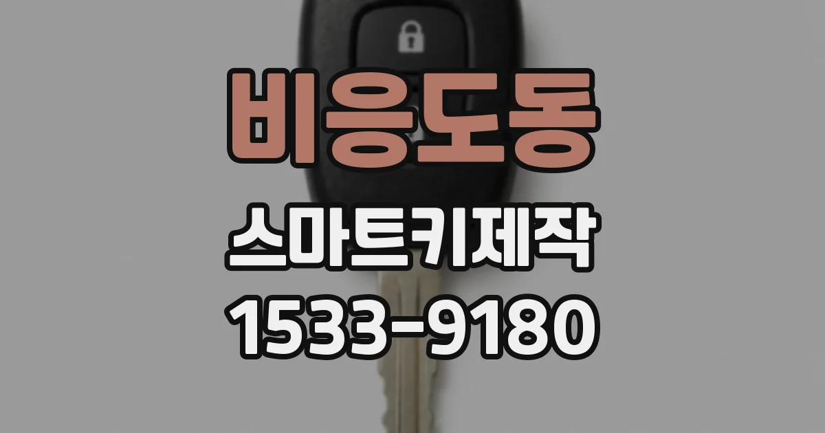 비응도동 스마트키제작