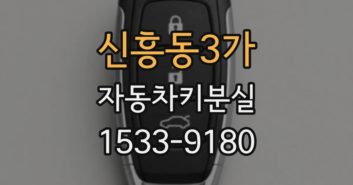 신흥동3가 자동차키분실
