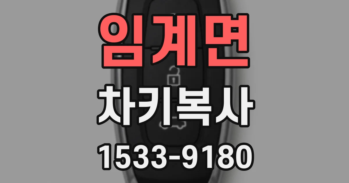 임계면 차키복사