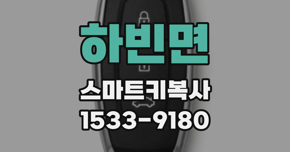 하빈면 스마트키복사