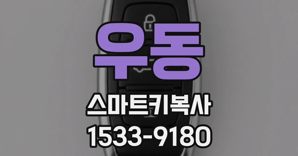 우동 스마트키복사