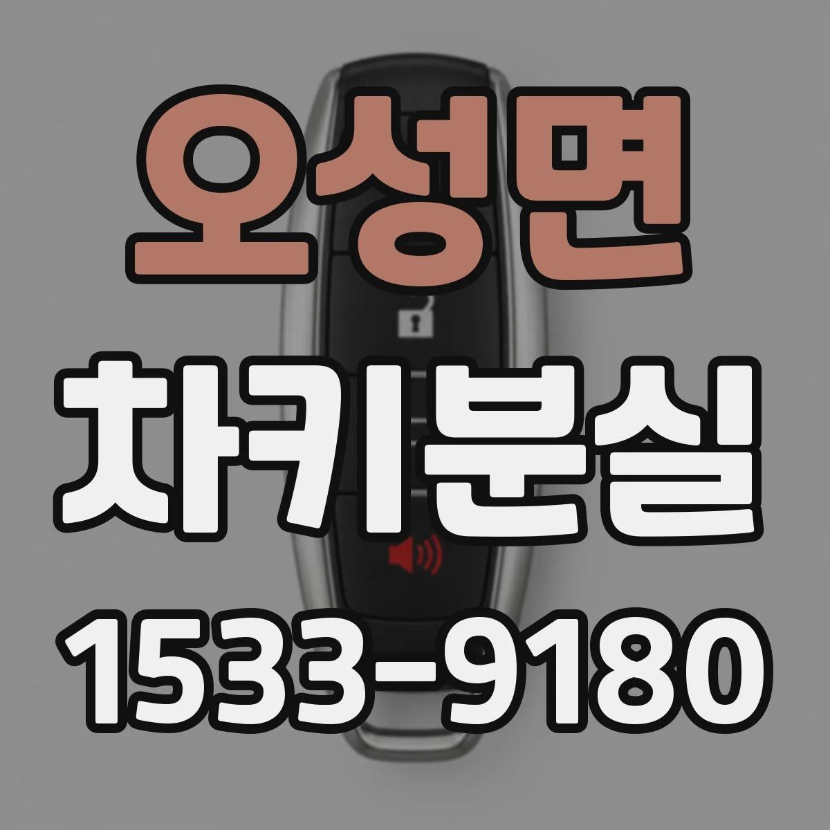 오성면 차키분실