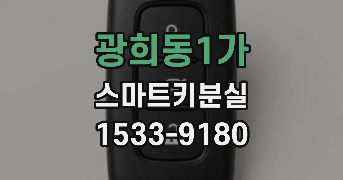 광희동1가 스마트키분실
