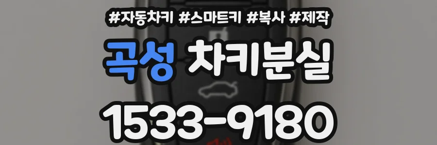 곡성 차키분실