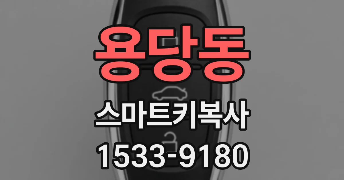 용당동 스마트키복사