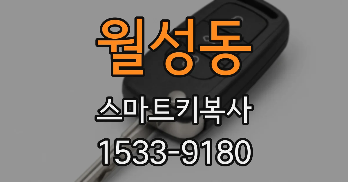 월성동 스마트키복사