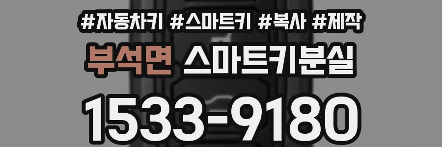 부석면 스마트키분실