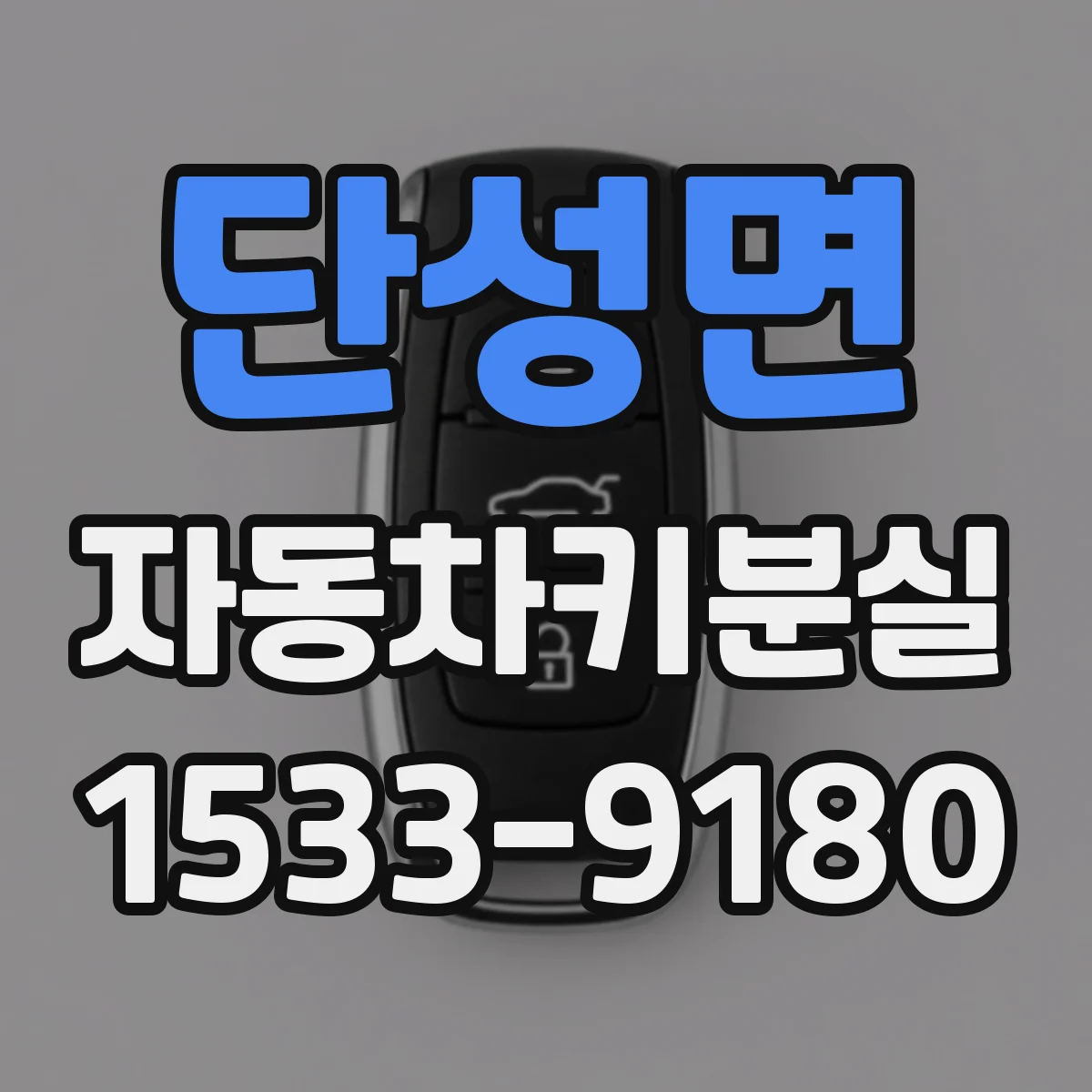 단성면 자동차키분실