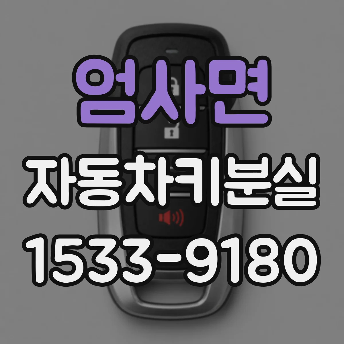 엄사면 자동차키분실