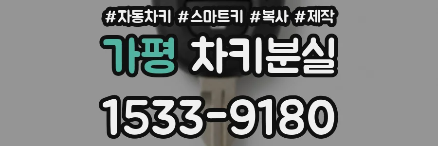 가평 차키분실