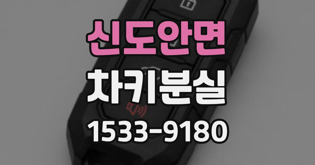 신도안면 차키분실