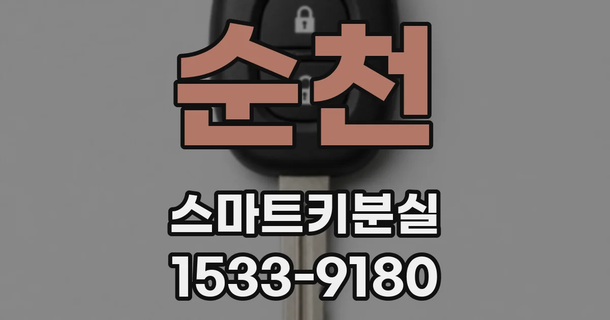 순천 스마트키분실