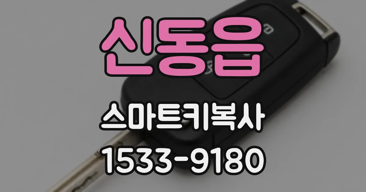 신동읍 스마트키복사