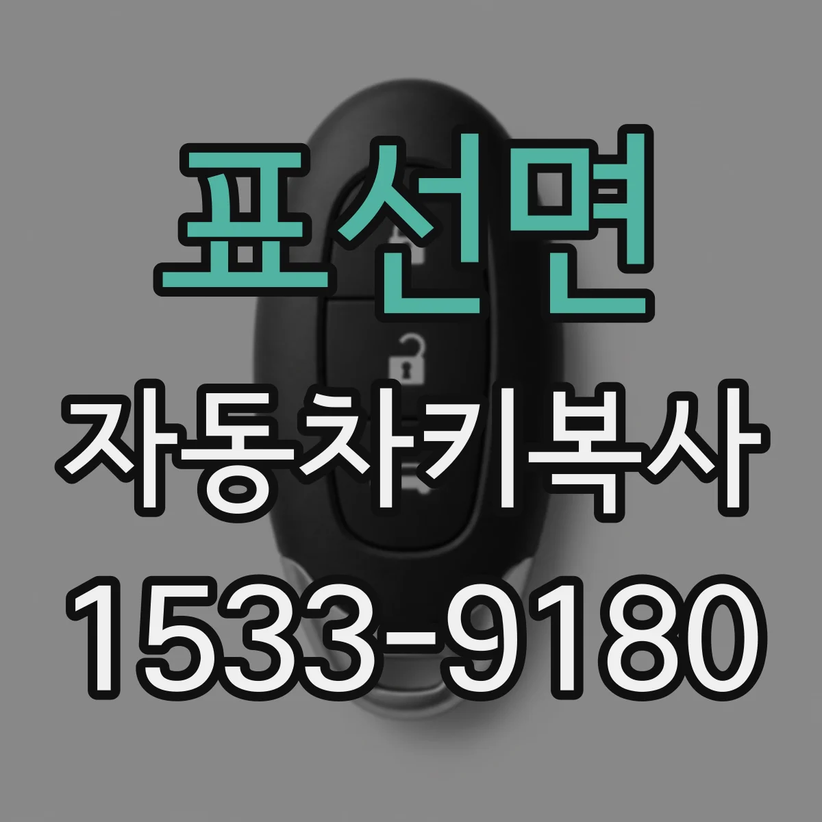 표선면 자동차키복사