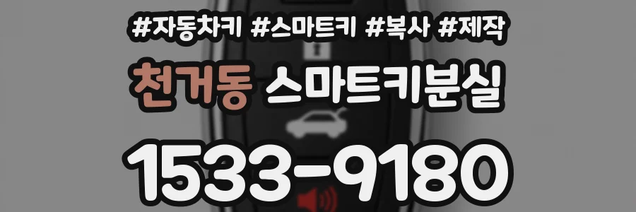 천거동 스마트키분실