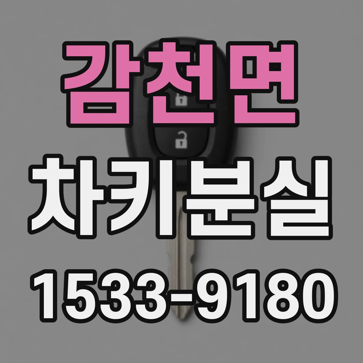 감천면 차키분실