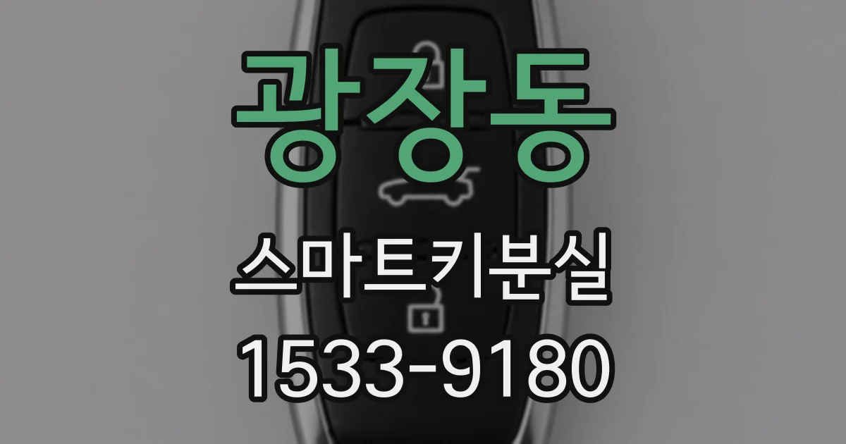 광장동 스마트키분실