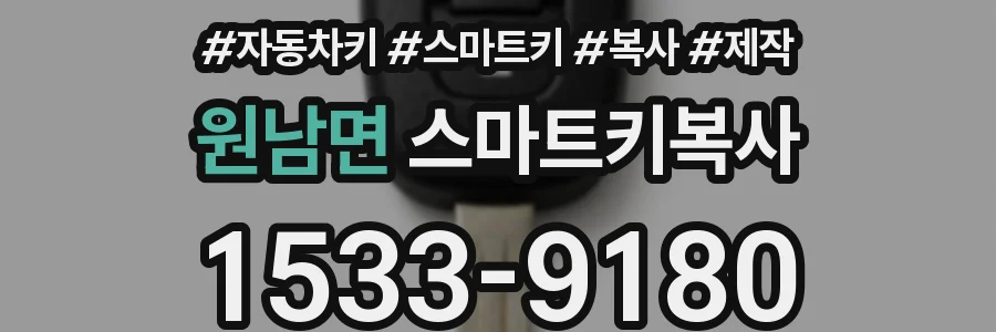 원남면 스마트키복사