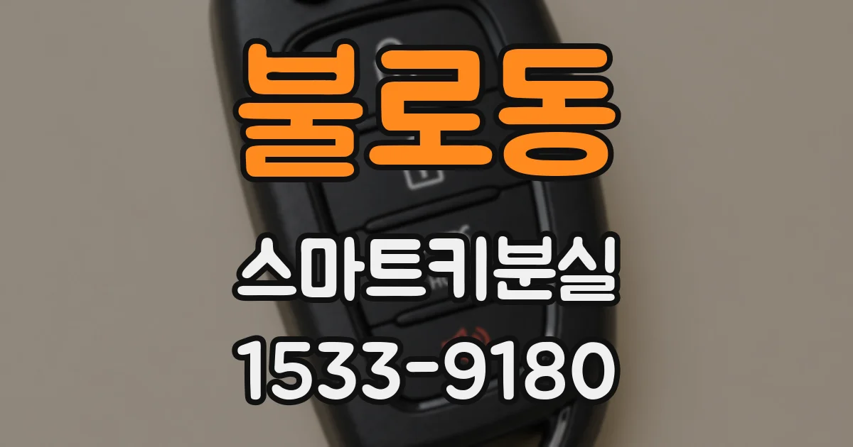 불로동 스마트키분실