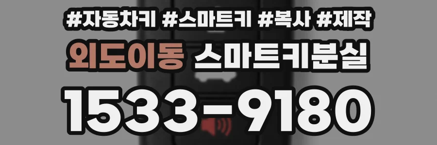 외도이동 스마트키분실
