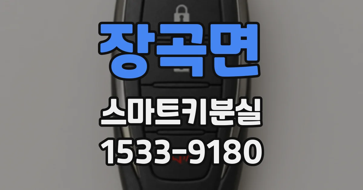 장곡면 스마트키분실