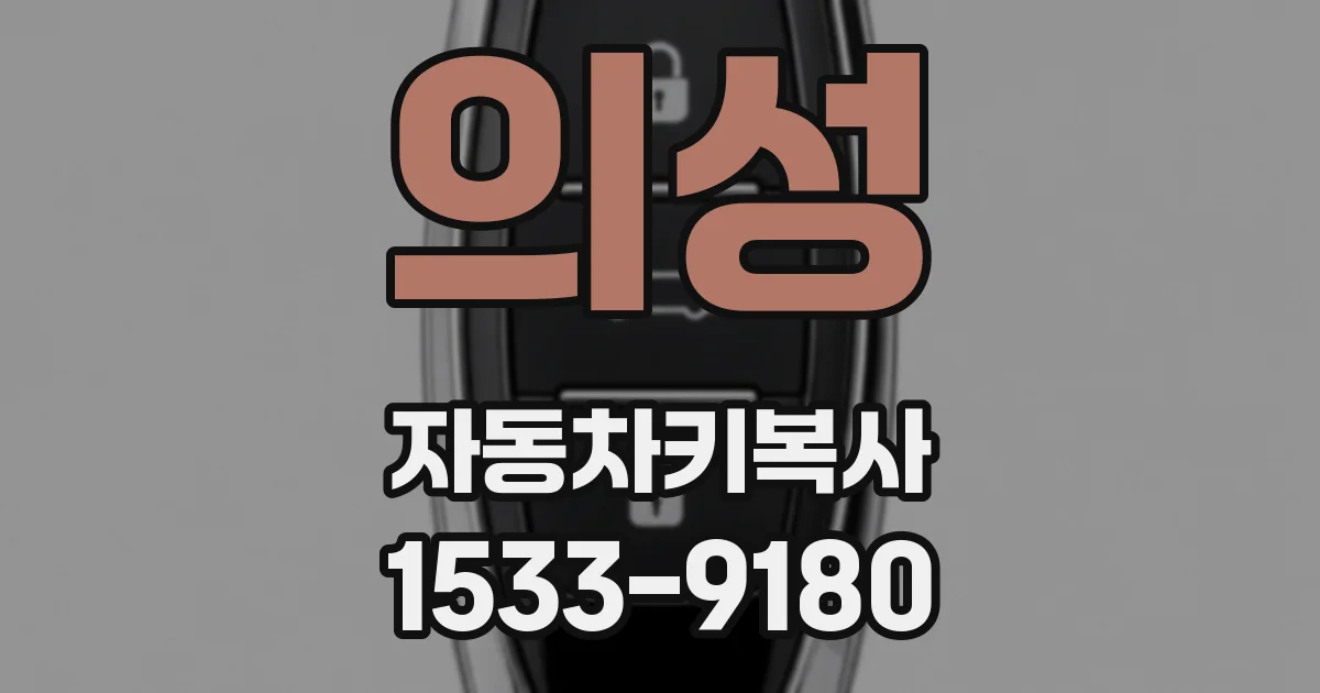 의성 자동차키복사