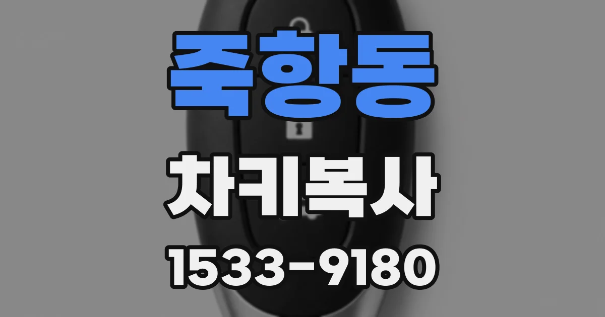 죽항동 차키복사