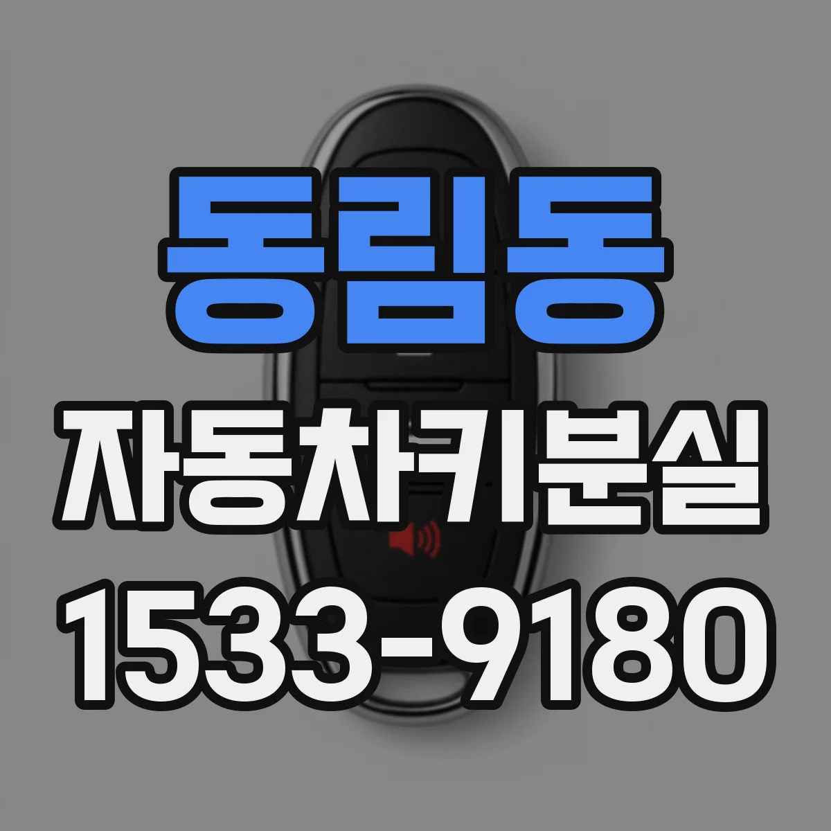 동림동 자동차키분실