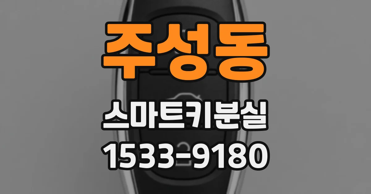 주성동 스마트키분실