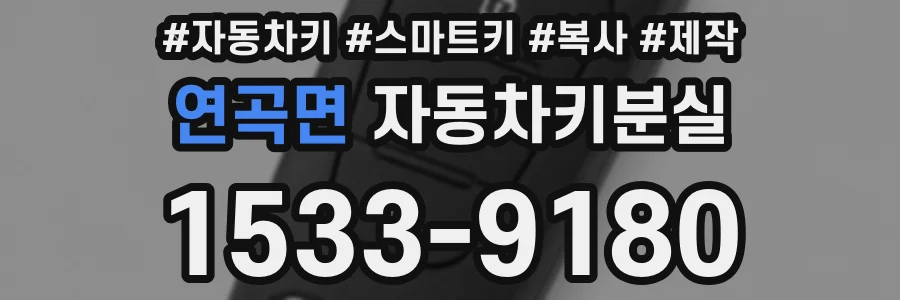 연곡면 자동차키분실