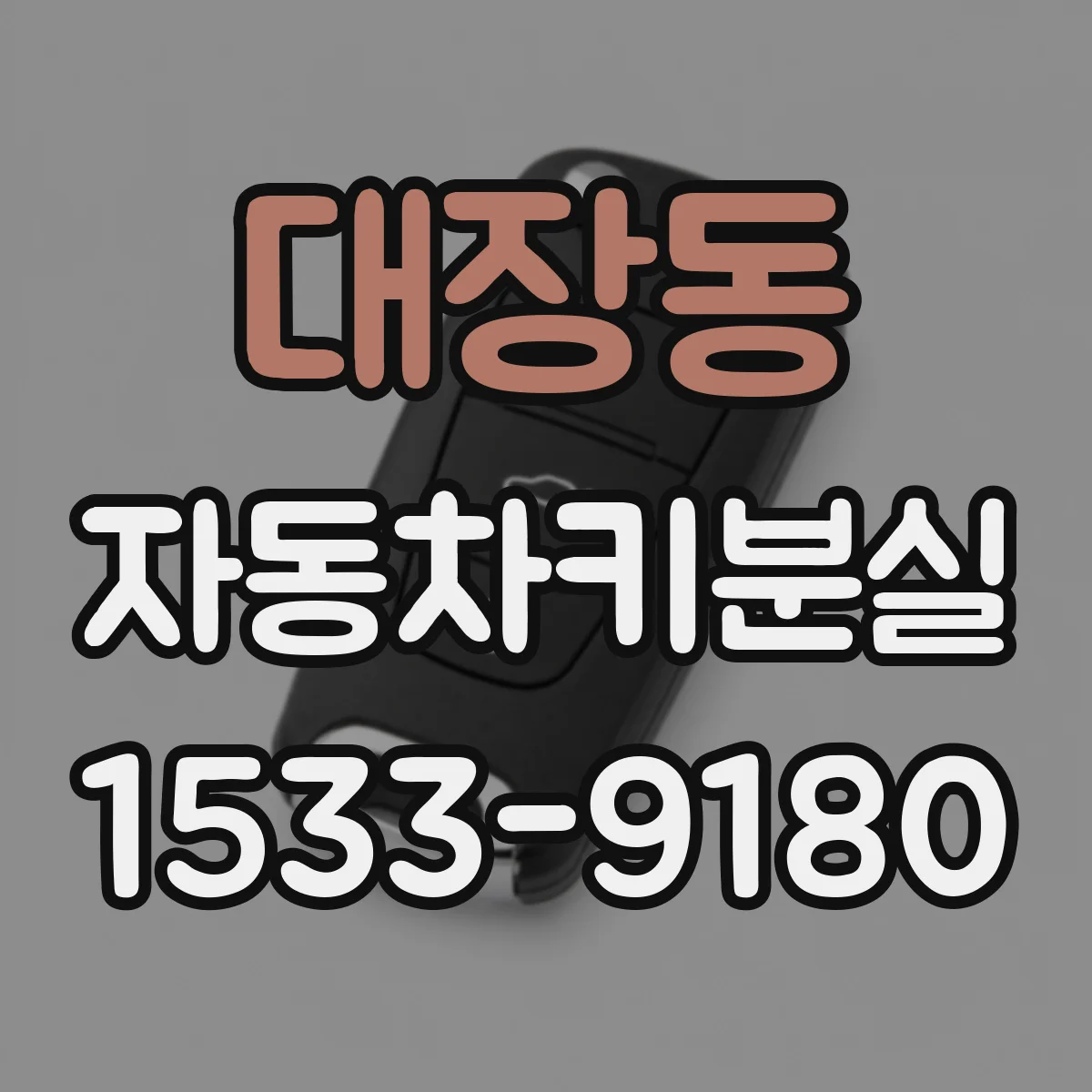 대장동 자동차키분실