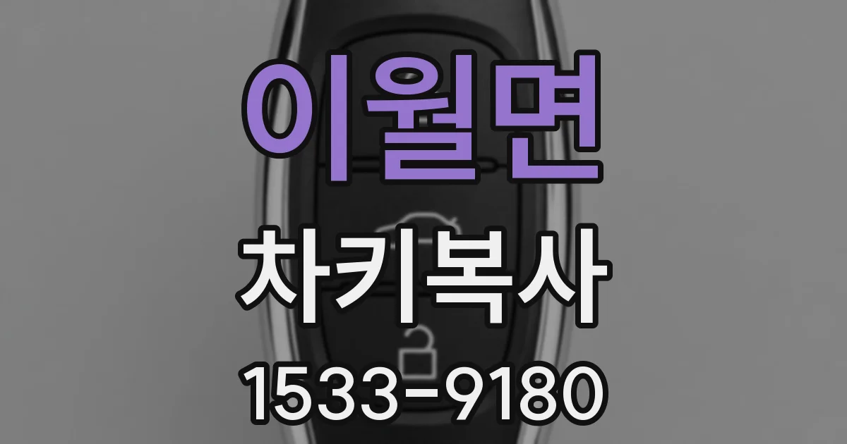 이월면 차키복사