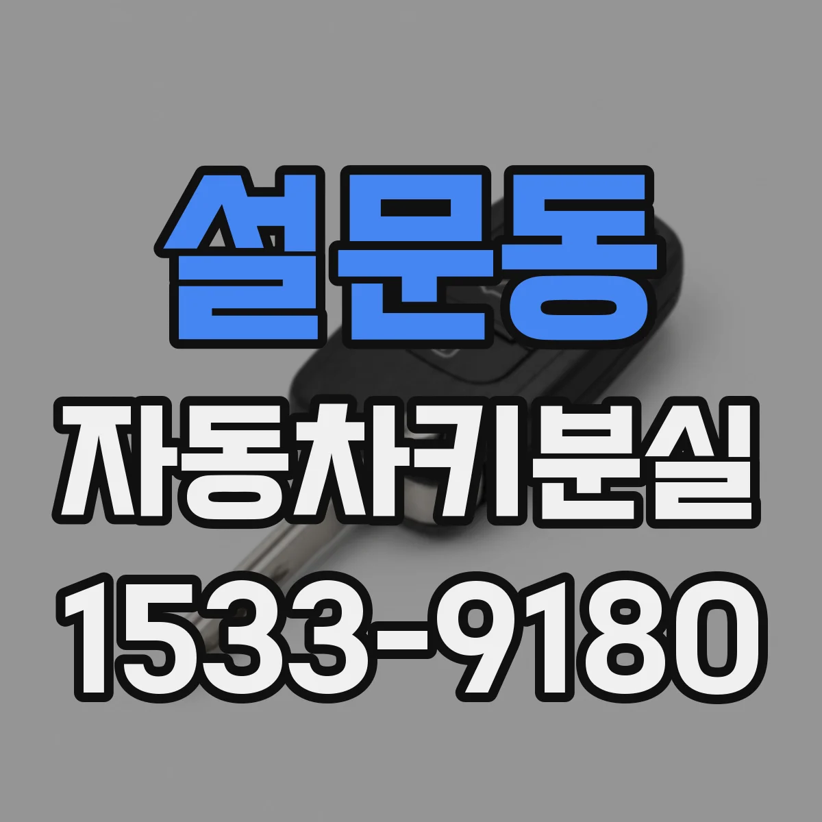 설문동 자동차키분실