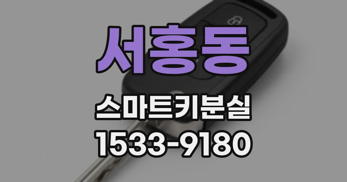 서홍동 스마트키분실