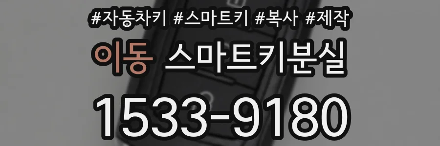 이동 스마트키분실