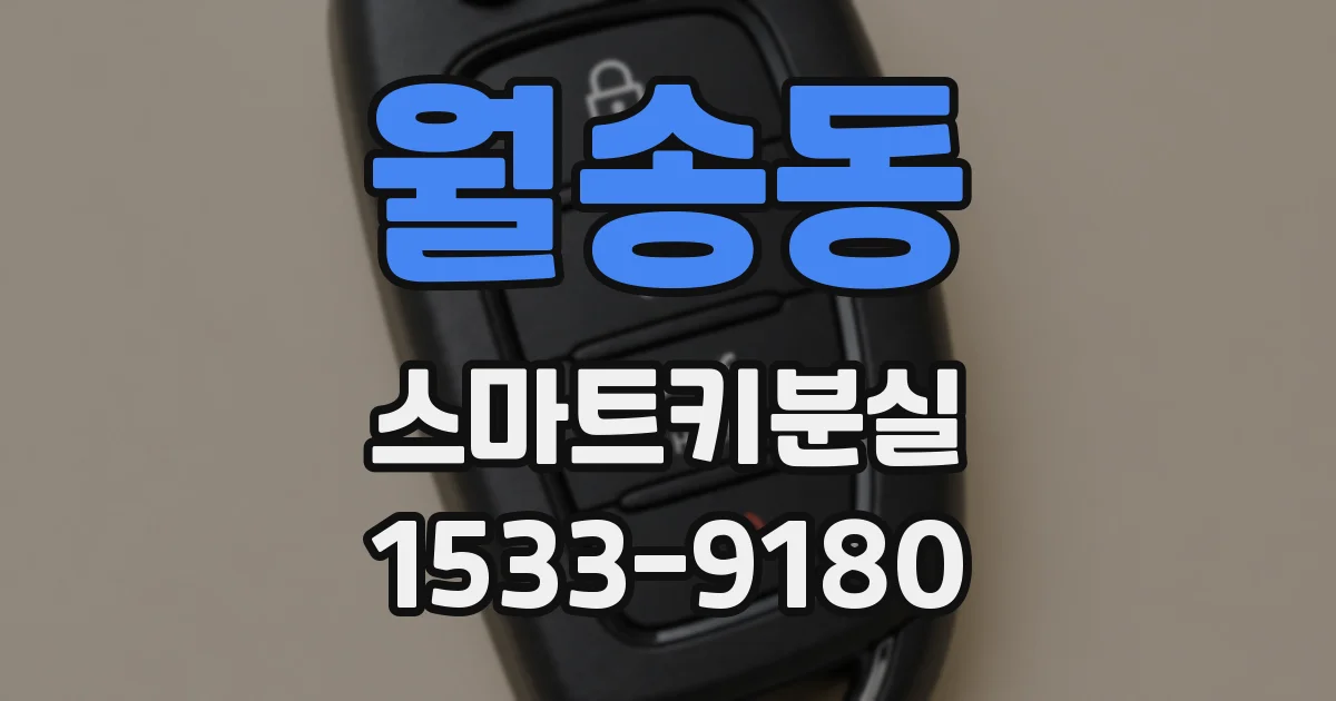 월송동 스마트키분실