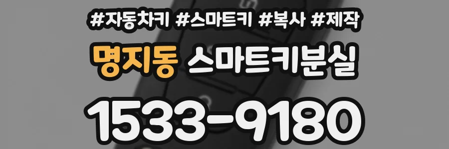 명지동 스마트키분실