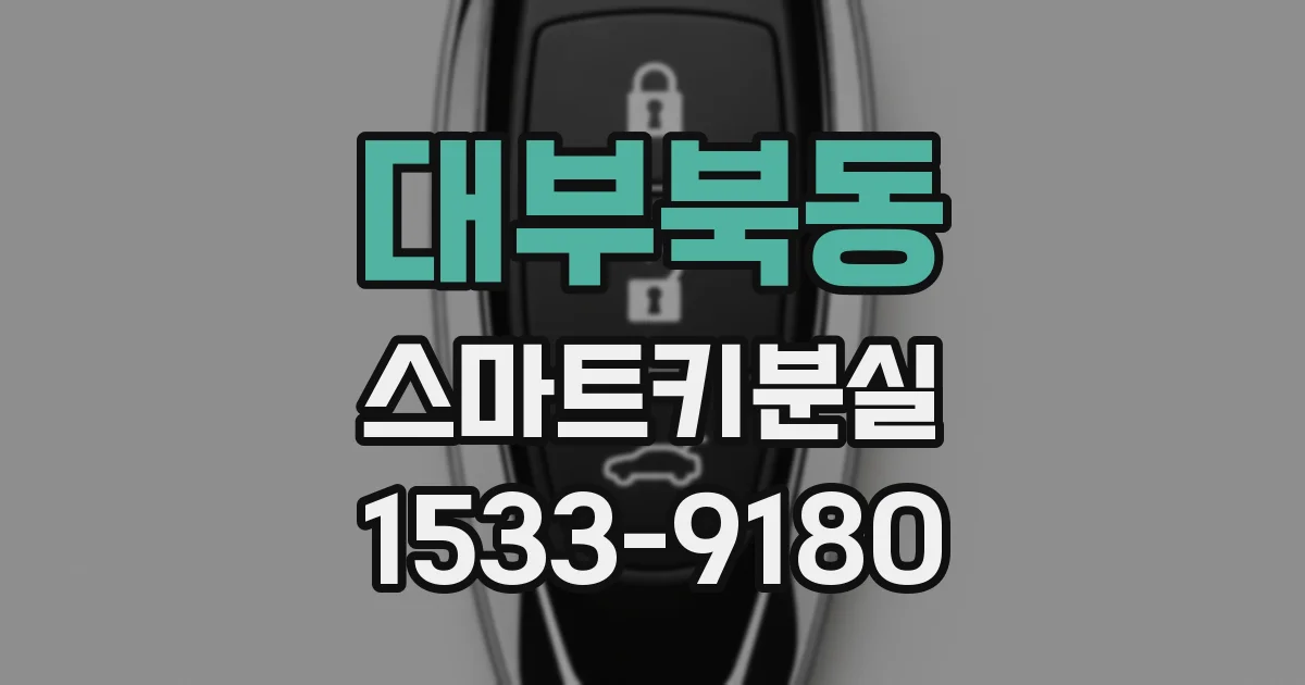 대부북동 스마트키분실