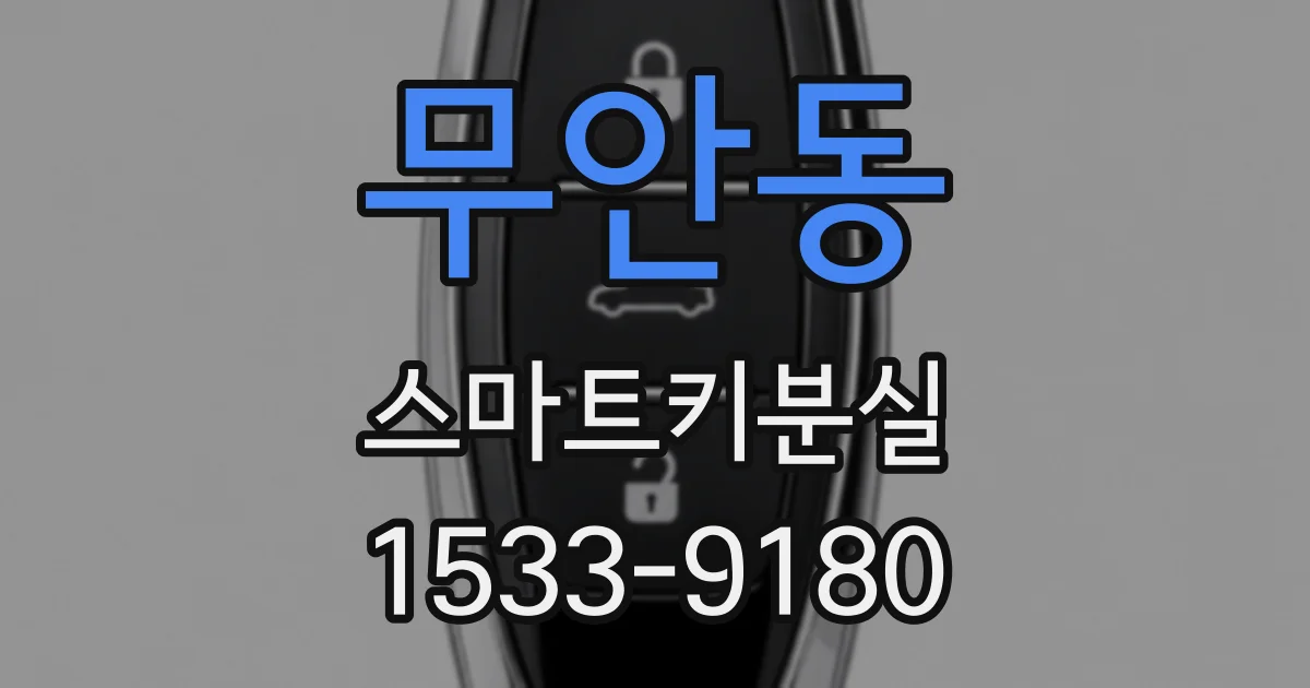 무안동 스마트키분실