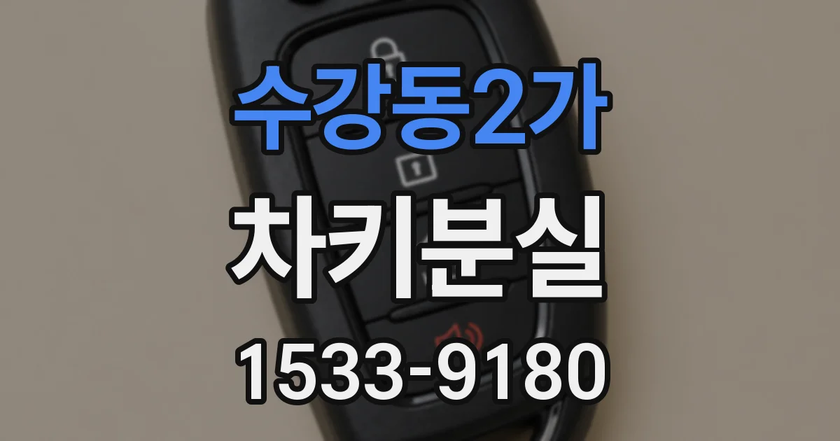 수강동2가 차키분실