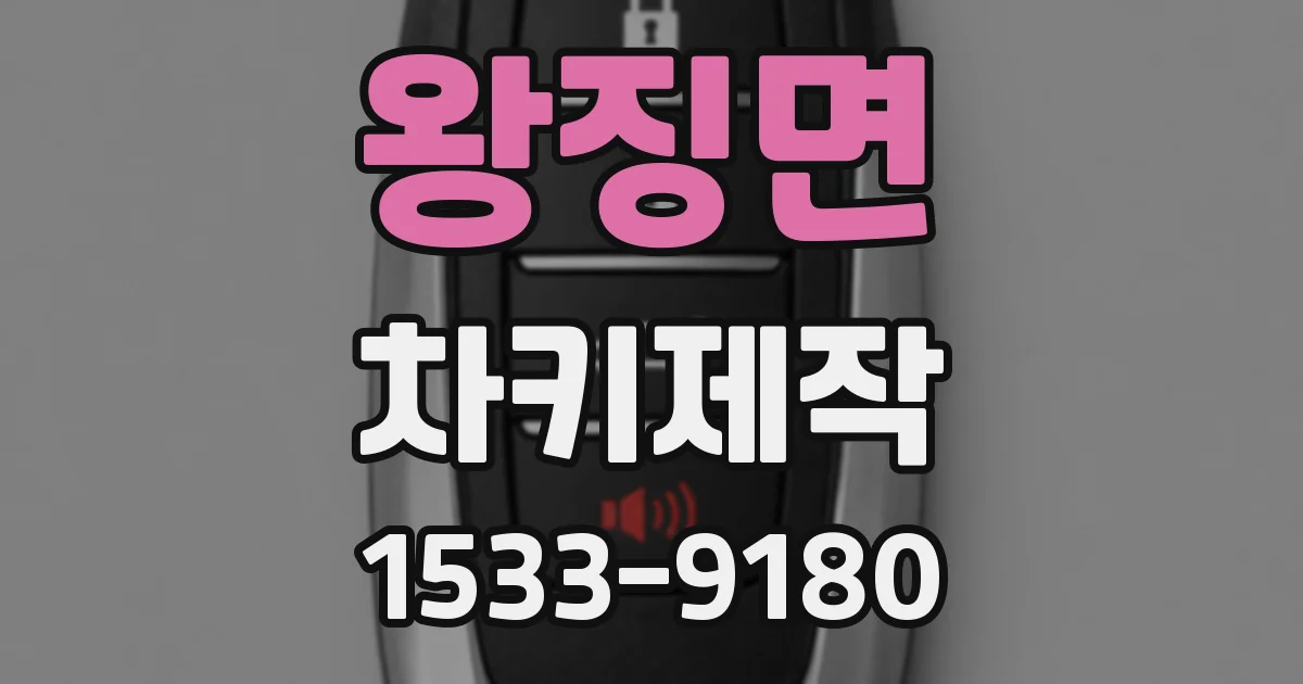 왕징면 차키제작
