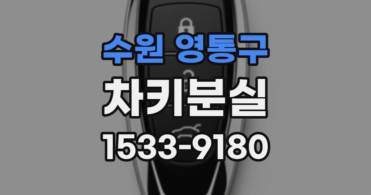 수원 영통구 차키분실