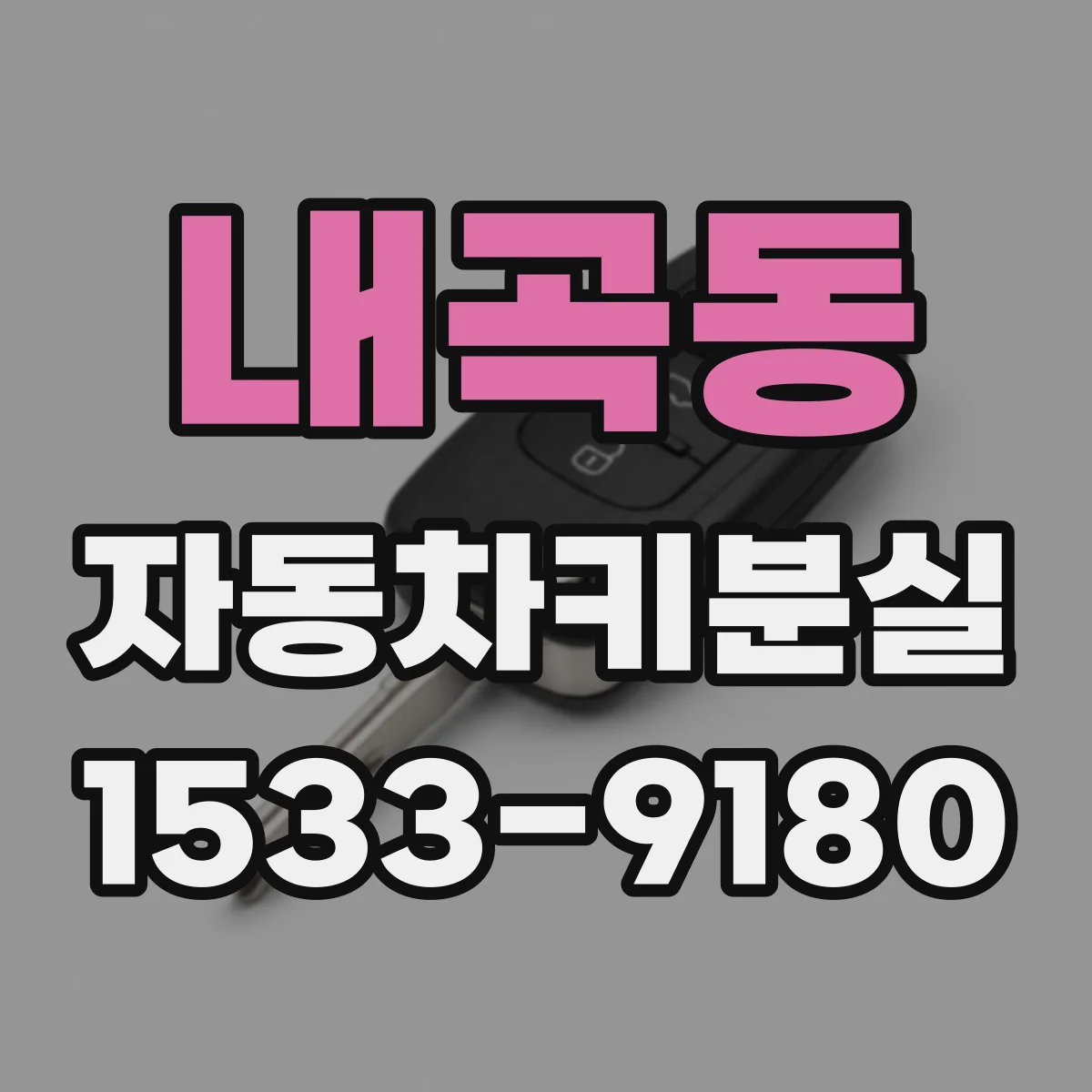 내곡동 자동차키분실