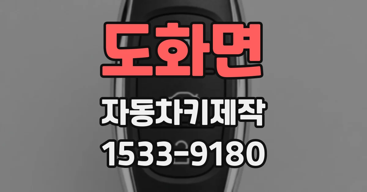 도화면 자동차키제작