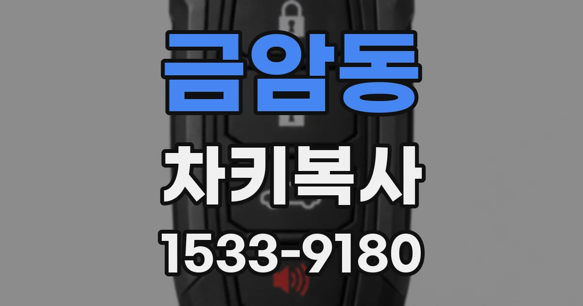 금암동 차키복사