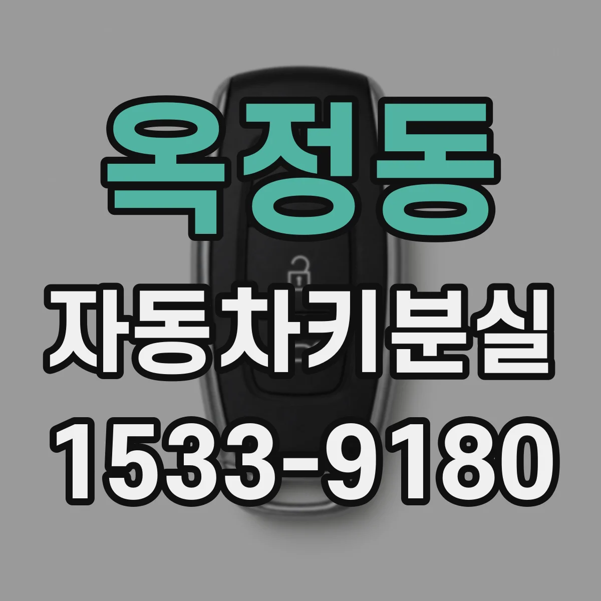 옥정동 자동차키분실